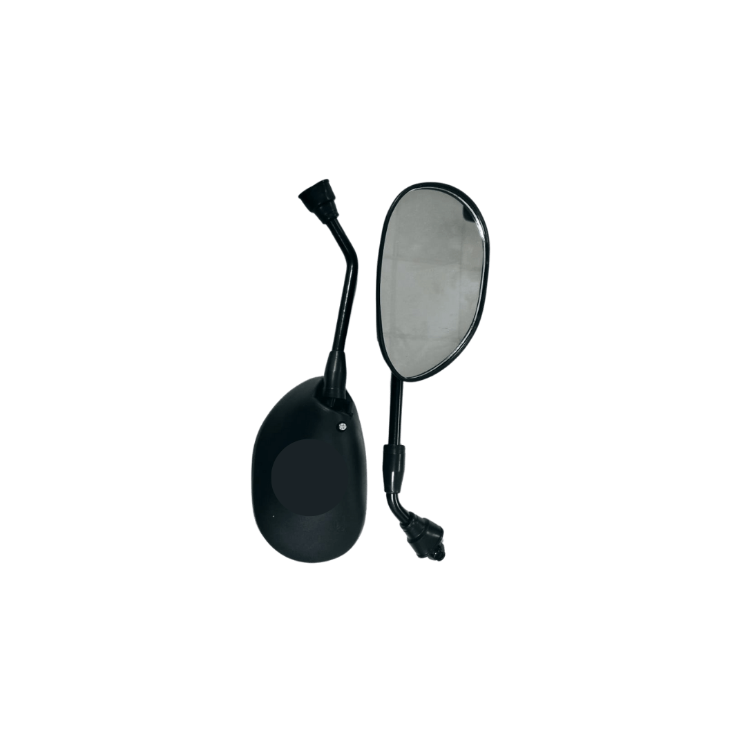 MIRROR OVAL BLK